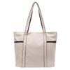 Contrasting color tote bag women's 2025 new large-capacity fashion handbag LULU same shoulder bag