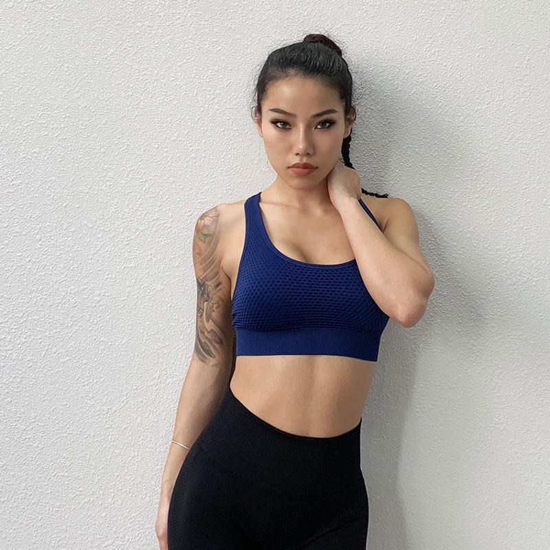 2025 Damen Stoßfester Sport-BH für Laufen Fitness Yoga mit Schönem Rückendesign