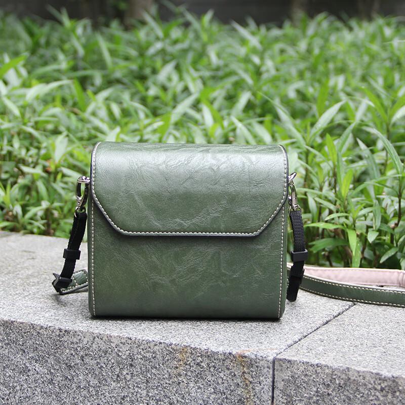 WEZHO Vintage Green Camera Bag