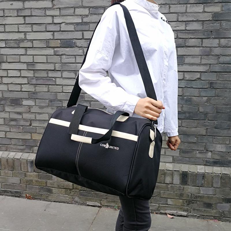 Large Capacity Foldable Lightweight Travel Bag Sports Yoga Fitness Short Distance Portable Crossbody Travel Bag