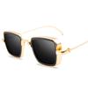 Vintage Steampunk Sunglasses Men  Retro Metal Square Eyewear Trendy  Sun Glasses Shades For Women Lunette De Soleil