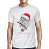 1Tee Mens Owl Merry Christmas Animal T-Shirt