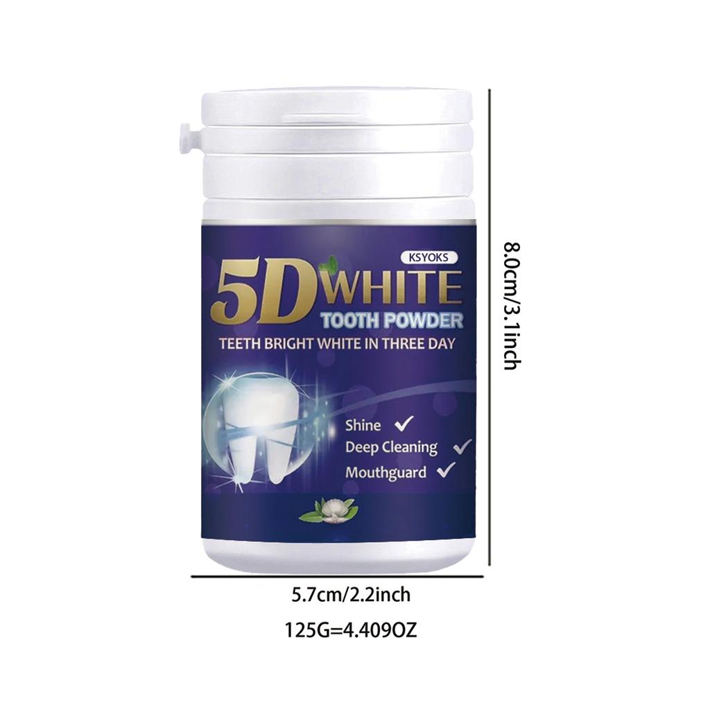 Teeth Whitening Powder for Sensitive Teeth Natural Formula for Brighter Smile