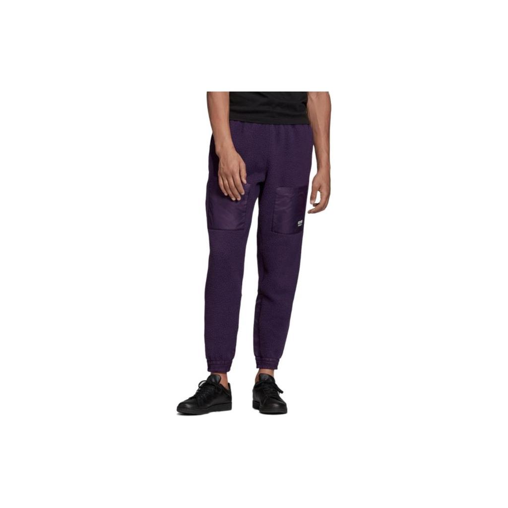 adidas Originale RYV. TF TP Fleece Trainingshose Herren Unterteile Lila ED7189