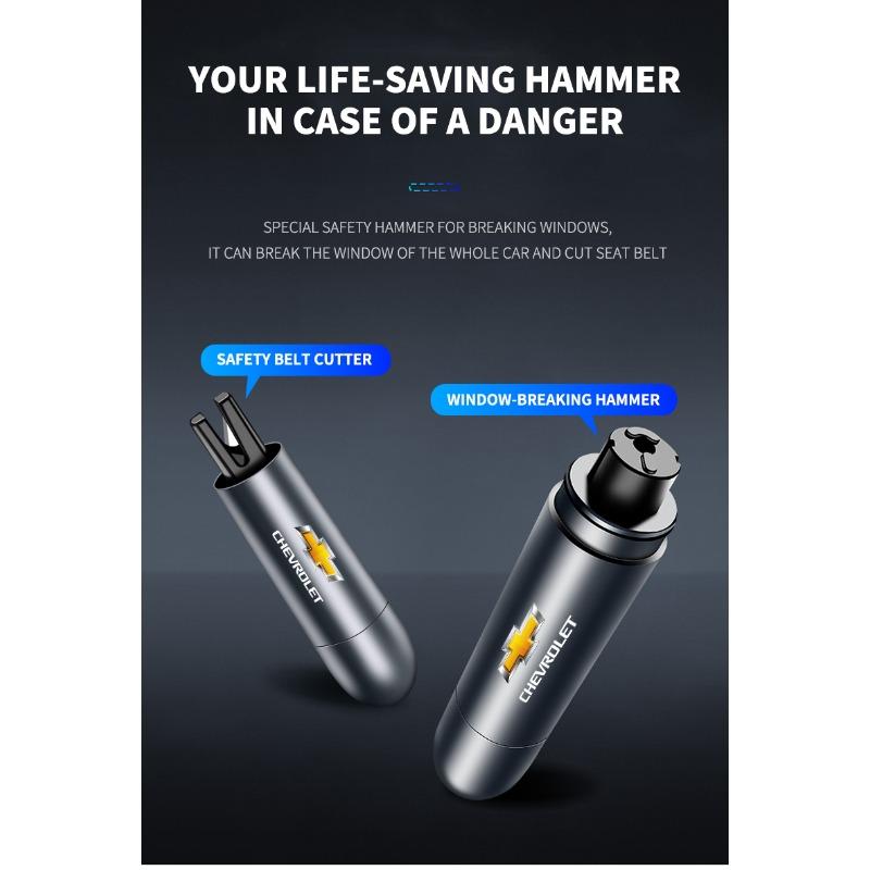 Car Safety Hammer Emergency Window Breaker Seat Belt Cutting Machine For Chevrolet Captiva Colorado Cruze Spark Malibu Car Accessories