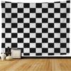 Checkered Tapestry Geometric Squares Style Tapestry Traditional Game Board Tapestry Wall Hanging for Bedroom Living Room Dorm