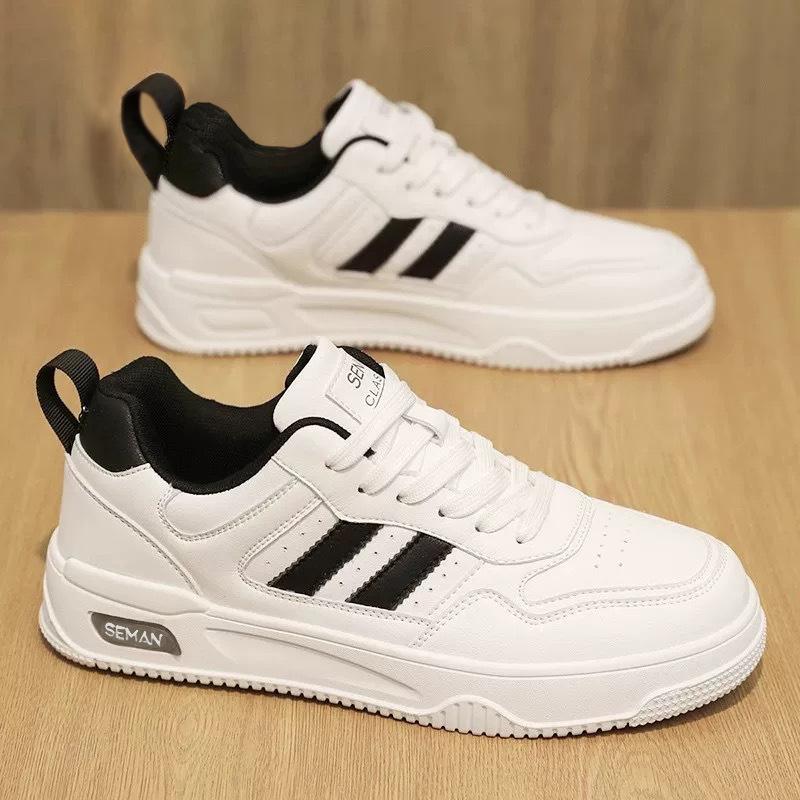 

Men s shoes autumn new breathable versatile white casual board shoes student platform sports shoes casual white shoes trendy shoes 44