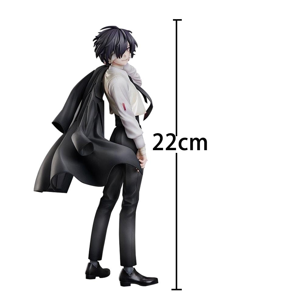22cm Japanese BSD Anime Dazai Osamu Figurine Nakahara Chuuya Action Figures PVC Model Collection Peripheral Toys Birthday Gifts
