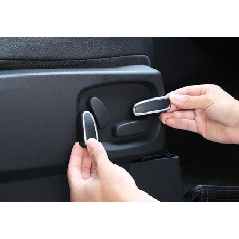 10-13 Fit For Range Rover Sport Cover Trim Silver ABS Seat Adjustment Button