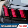 6 Adet Araba Arka Stop Lambası Balpeteği Koruyucu Çıkartma Peugeot 3008 GT 2016 2017 2018 2019 2020 2021 2022 2023 Aksesuarı İçin