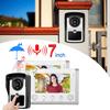 7 Inch HD Video Door Phone Doorbell Intercom Kit 801FC12