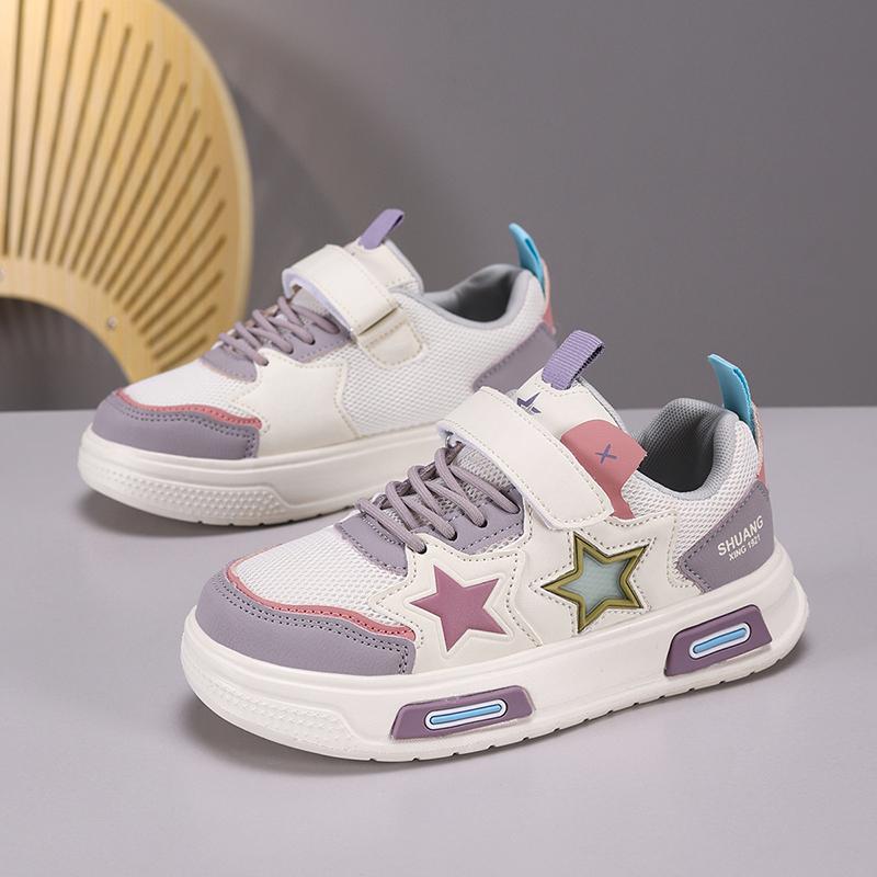 Spring New Comfortable Kids Running Shoes Fashion Cute High Quality Sneakers Children's Hot Selling Anti Slip Simple Board Shoes