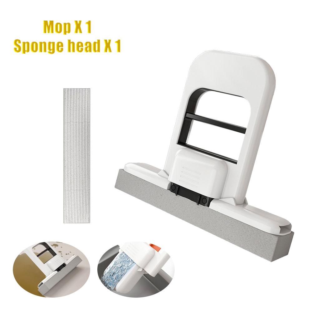 Mini-Schwammmopp Freihändige Reinigungswischer Mini Tragbarer Super Saugfähiger Mopp für Schreibtisch Boden Badezimmer Küche Glas Auto Reinigung