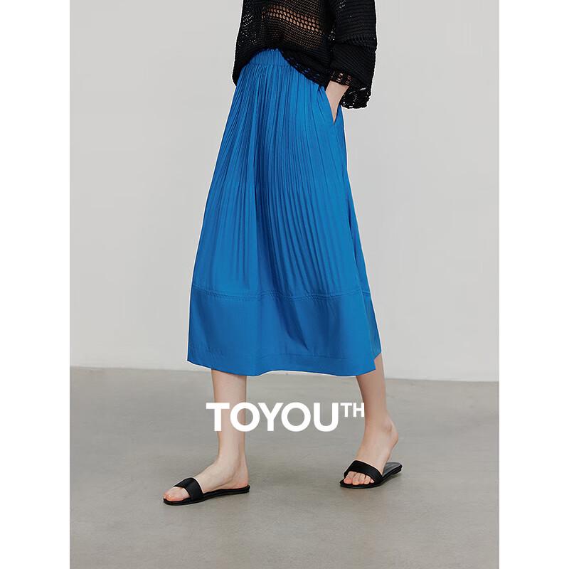 

Chuyu Women s Pleated A-line Midi Skirt XL