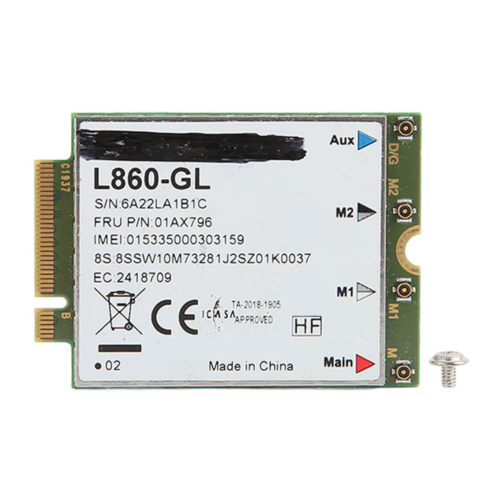 

4G Network Card L860 GL M.2 FDD LTE TDD LTE 1Gbps Cat16 Stable Durable Wireless Network Card for