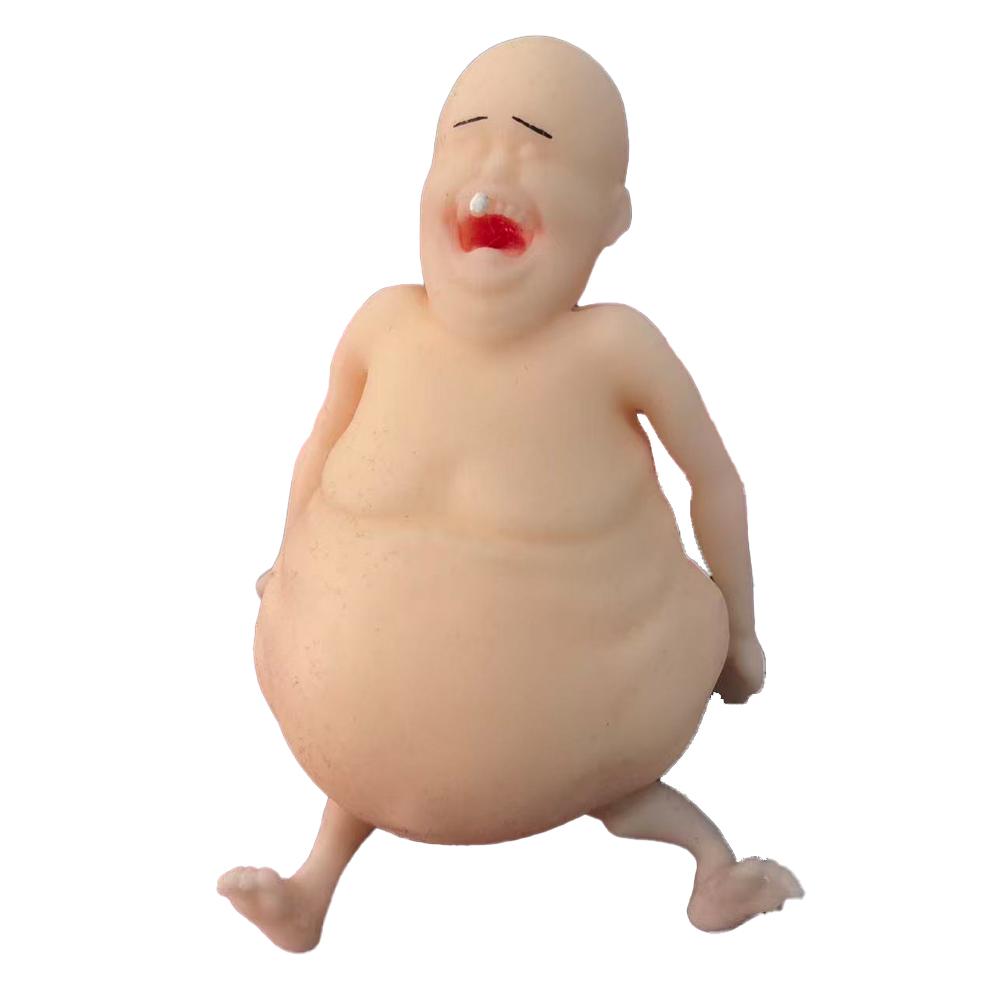 Rene Themugly Doll - Squishy And Deformable Funny Toy For Stress Relief! Perfect For Kids & Adults For Instant Smiles. While Sup