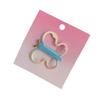Hairpin Rounded Edges No Hair Damage Metal Clip Stable Grip Non-Slip Dreamy Gradient Butterfly Shape Portable Side Bangs Hair Clip