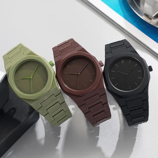 Unisex Quartz Watch Casual Analog Watch with Easy To Read Dial Solid Color Wrist Watch for Men Women Birthday Gift