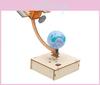 Holz DIY Weltraum Satellitenmodell Wissenschaft Pädagogisches Spielzeug Für Kinder Stem Experiment Klasse