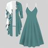 3D  Printed  Set Dress Coat ,  Single Color, Diverse Shapes  Fashion Print,suitable for Various Scene Fashion Styles