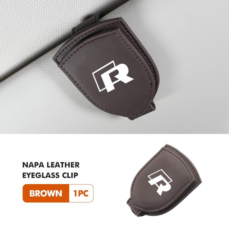 Car Sun Visor Glasses Universal Holder Clip Auto Accessories For Volkswagen VW Golf Polo 4 5 6 Passat B5 B6 B7 CC Jetta Tiguan BHN1