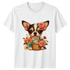 Floral Chihuahua Dog With Flower Unisexs TShirt Chihuahua Dog Pets Mothers Day