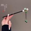 Traditional Sandalwood Hairpin for Chinese Cheongsam & Hanfu Updo