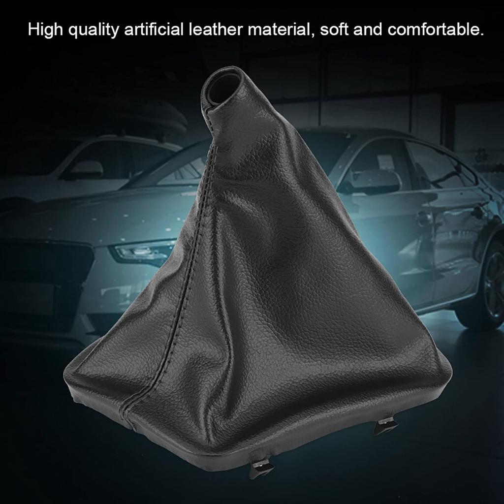 Keenso Car Gear Shift Knob Boot, Manual/Auto Gear Shifter Gaiter Dust Boot Cover Replacement for E34 E36 Z3 Popular