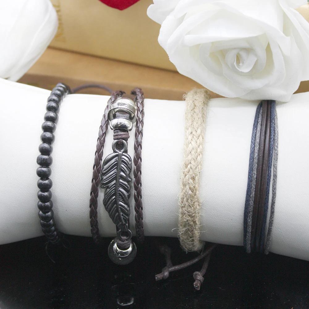 5pcs Set Luxury Watch Man Elegant Double Calendar Waterproof Wristwatch Include Bracelet Box Sports Men's Watches for Movement