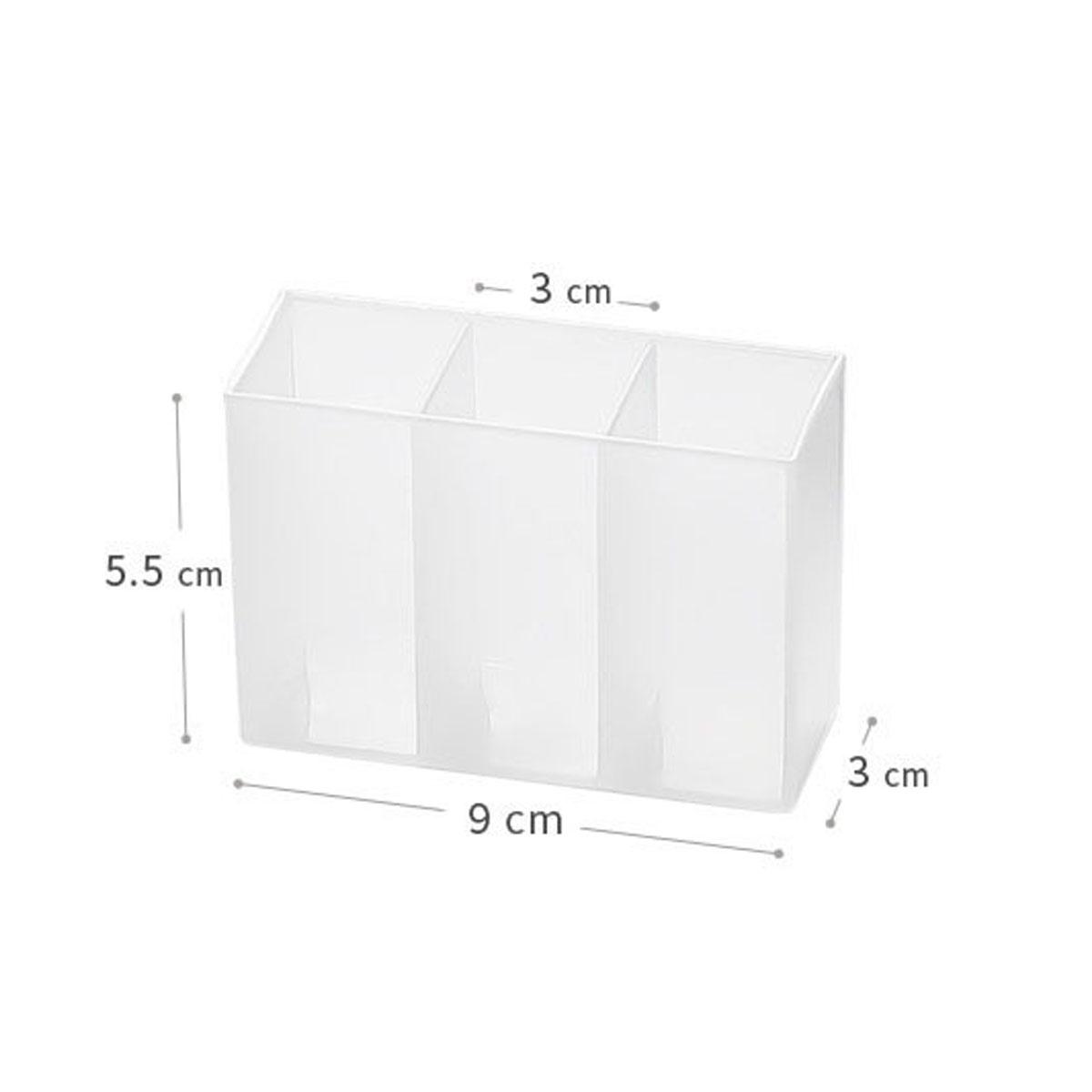 

Настенный органайзер 3Grids, зеркальный шкафчик, самоклеящаяся коробка для хранения мелких предметов, органайзер для карандашей для бровей, держатель для канцелярских принадлежностей 1pc белый