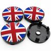 4PCS 56mm 60mm Unversal Union Jack Badge Car Wheel Center Hub Caps Covers For MINI Cooper F56 F53 F54 R50 R52 R56 R57 R58
