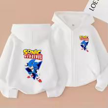 Kids Girls Boy 3-12 Yrs Zipper Style Cardigan Hot Sale Hoodie Sweatshirt Leisure Coat Sports Trend Top Anime Film Print Clothing