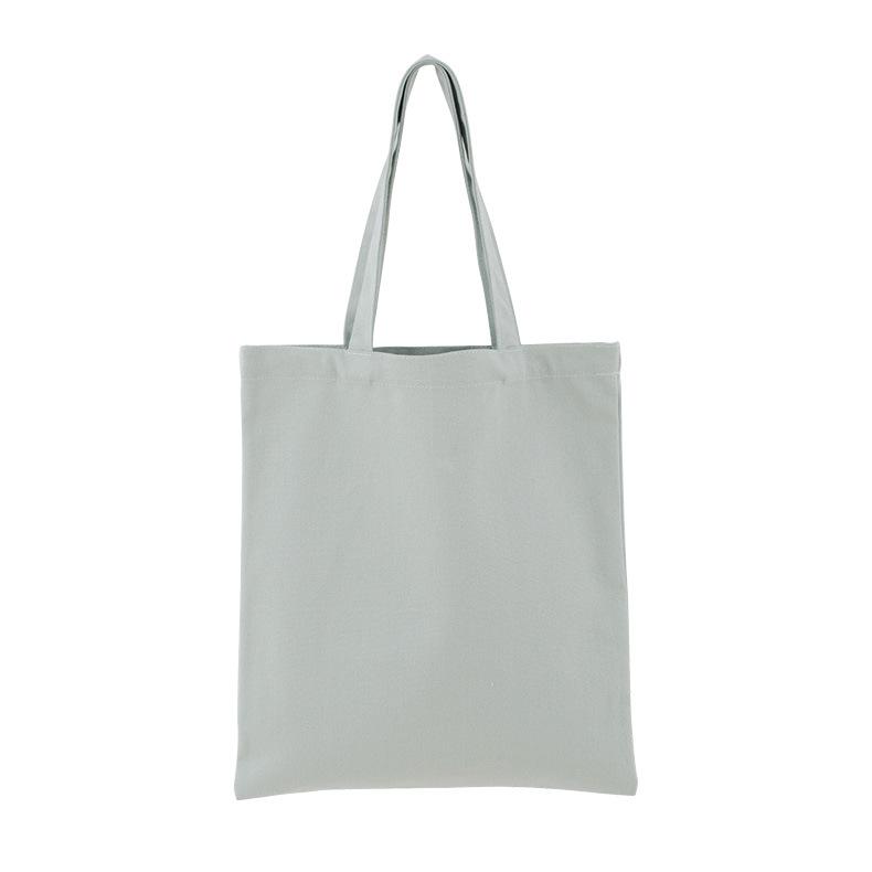 Diy Shopping Bags Women Solid Canvas Bags Casual Tote Shoulder Bags Girls Female Portable Handbags Shopping Bag