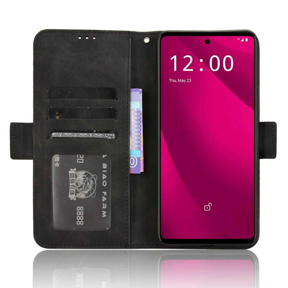T Phone 2 Pro 5G Flip Case, Card Slot, Black