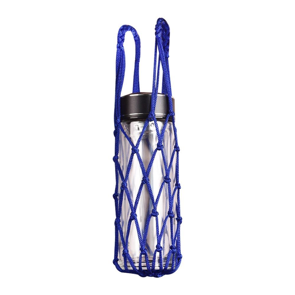 Useful Hand Woven Water Cup Mesh Bag Manual Nylon Material Cup Sleeve Weave Cotton Rope Cup Accessories Water Cup Cover