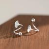 Ginkgo Leaf 925 Sterling Silver Stud Earrings for Women - 2025 New Design