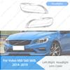 For Volvo V60 S60 S60L 2014-2019 Car Front Light Case Transparent Lampshade Headlight Mask Cover Auto Headlamp Shell Lens Cap