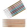 Crochet Set Sweater Needle Plastic Handle Fine Lace Knitting Carbonized Bamboo Crochets