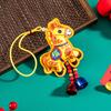 2026 Chinese New Hanging Pendant Zodiac Animal Year Horse Lucky Feng Shui Charm with Tassel/Bell