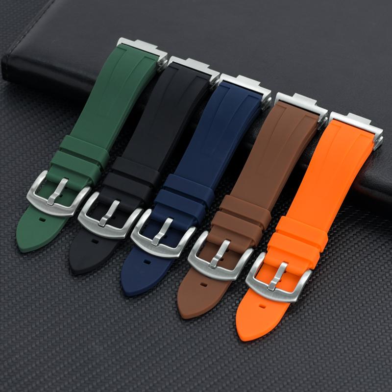 Rubber Strap with Adapter for Tissot PRX Series T137.407/T137.410 Super Player 40mm New FKM Quick Release Watch Band 12mm