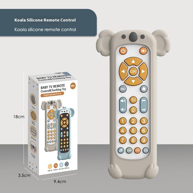 1Pcs Sensory Remote Kids Baby Musical Toy For 1 2 3 Years Old Infant Simulation Tv Remote Control Toys With Music And Light