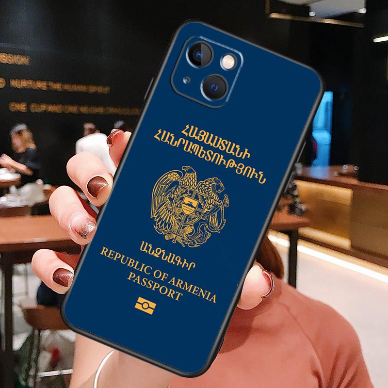 Armenia Armenian Flag Case For iPhone 14 15 16 Pro Max 11 12 13 Mini X XR XS Max 14 Plus Soft Cover