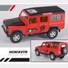 Maßstab 1:32 Land Rover Defender Druckgussauto-Modellspielzeug, zurückziehbares Spielzeugfahrzeug mit Ton und Licht für Kinder, Kleinkinder, Jungen und Mädchen, Geschenkkollektion