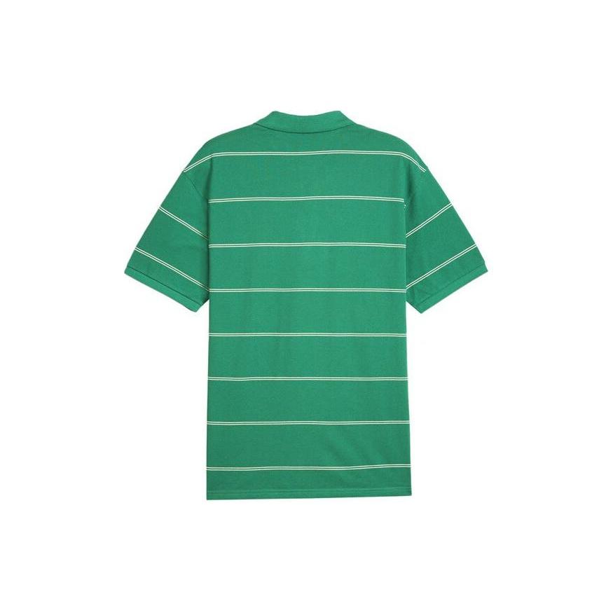 PUMA TEAM Polo Shirt 'Green White' Men's 627122-86