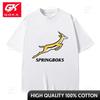 Springbok Rugby Supporter Gear Merch Tričko Módní značka Unisex Dámské Tričko z čisté bavlny Unisexs Módní Ležérní Nadměrná trička