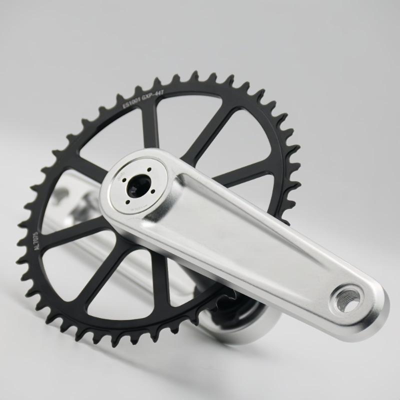 Compacts Aluminum Alloies Folding Bikes Crankset High Efficiency Transmission Systems Tool Frees Installation Crankset