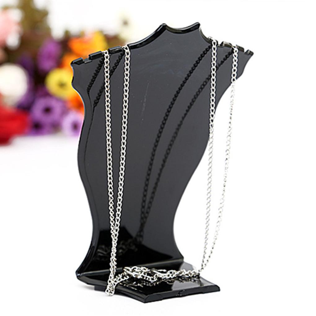 Creatively Display Jewelry Necklace Holder Earring Bust Mannequin Pendant Chain Organizer Stand Hanging Storing Shelf