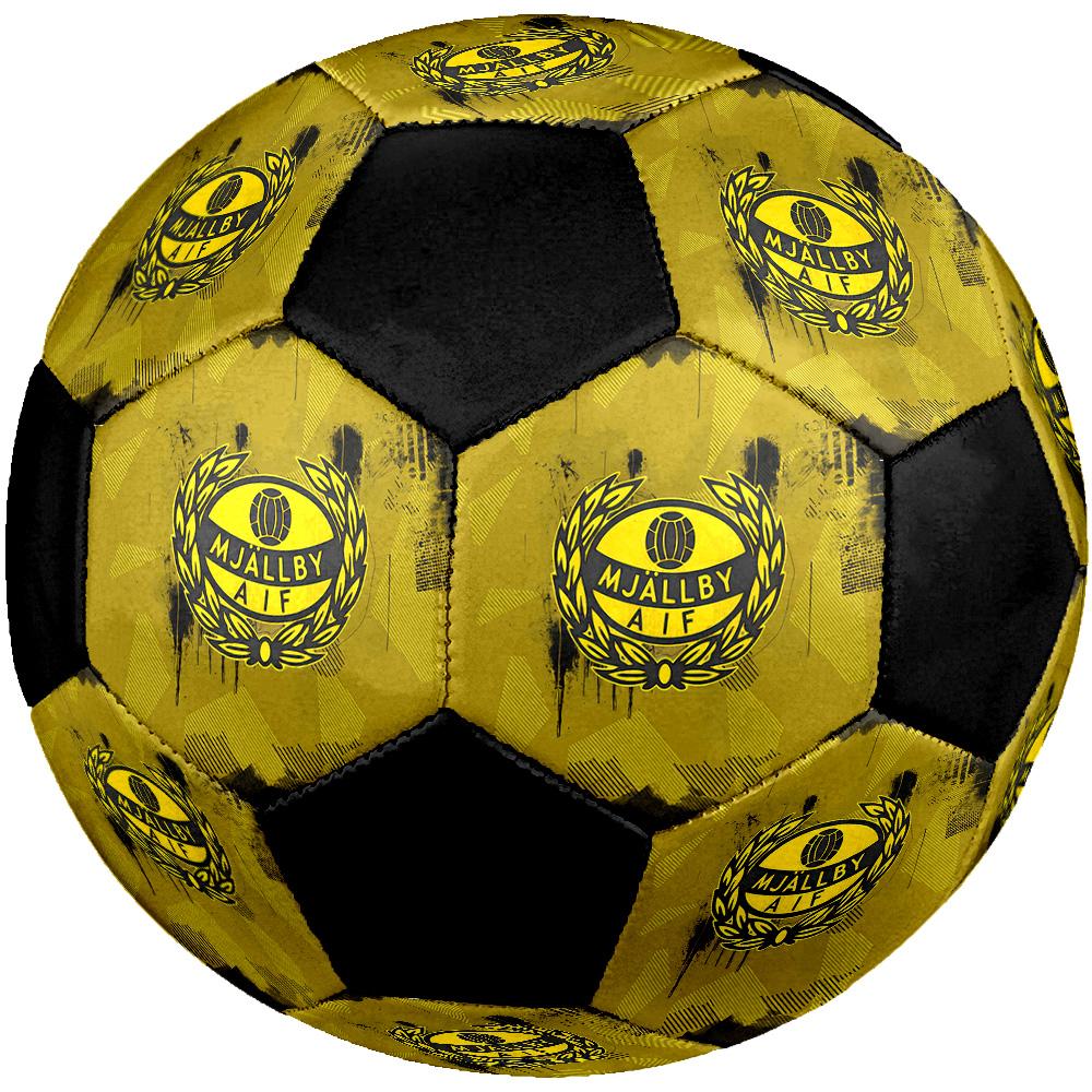 Pallone da Calcio Mjällby AIF Colorato Per Tutte le Età Cucito a Macchina PVC Pronto per la Competizione Resistente Ad Alto Rimbalzo.TAGLIA5