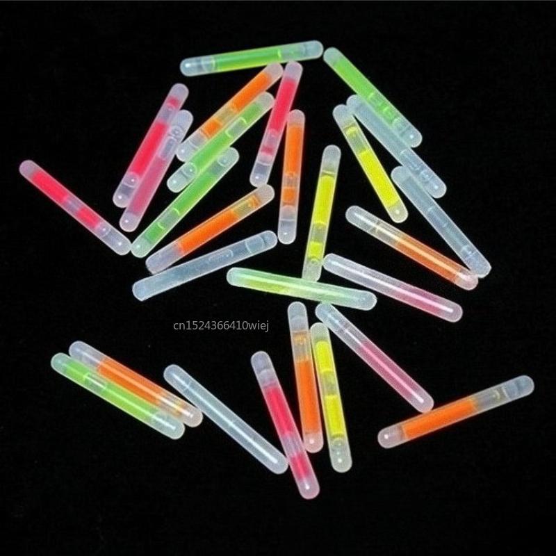 20/40Pcs Multicolor Mini Fluorescence Sticks DIY Making Bracelets Necklace Glowing Sticks Christmas Wedding Party Decoration