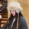 Outdoors Thick Bomber Hat Warm Ear Protection Ushanka Fur Hat Windproof Casual Ski Russian Cap for Men Women
